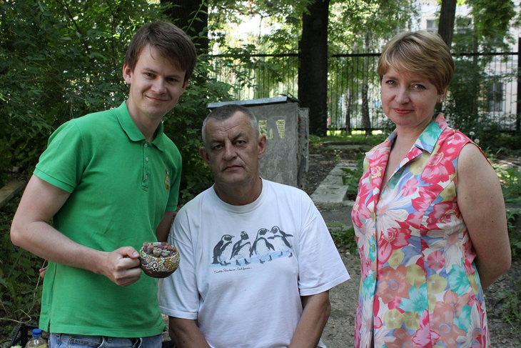 Ярослав Авекин (ЯрикБотаник), Юрий Павлович Сушак и Елена Иванова