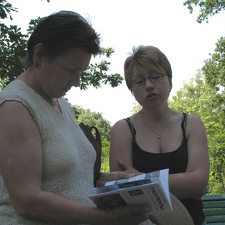 Выставка май 2007 (2605 відвідувань) Наташа Андреева имела возможность лично прокомменти�... Выставка май 2007