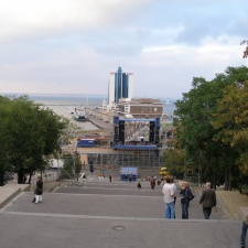 Выставка на День города (02.09.2007) (2862 відвідувань) Морвокзал с памятной празднуемой датой.
Фото Иваново�... Выставка на День города (02.09.2007)